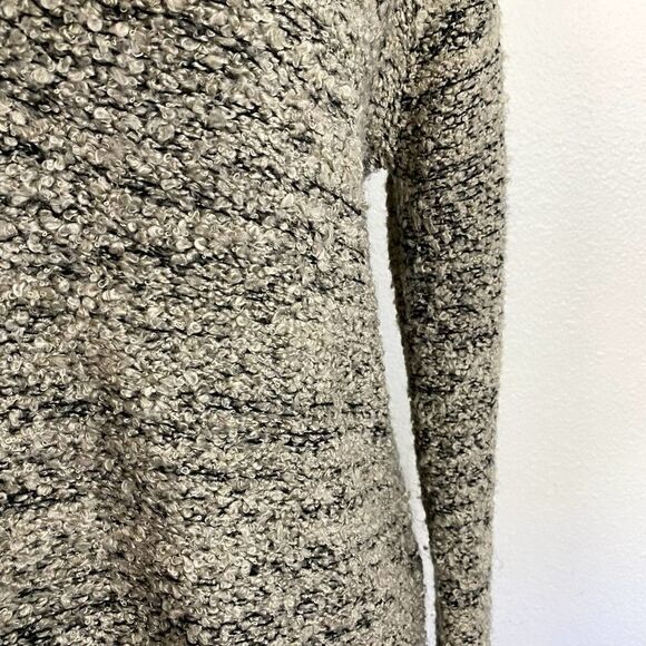 Anthropologie Sweater Pins & Needles Nubby Knit V Neck Sweater in Grays Size M - Picture 5 of 8